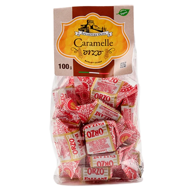 caramelle orzo 100gr forma quadrata